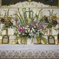 Weddings, baptisms, memorial services, flowers are appropriate in any context