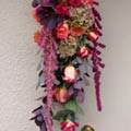 Wall hanging, a beautiful accent for a balustrade for the autumn wedding or Thanksgiving dinner.