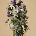 Hanging arrangement, perfect for an entrance at any event.
